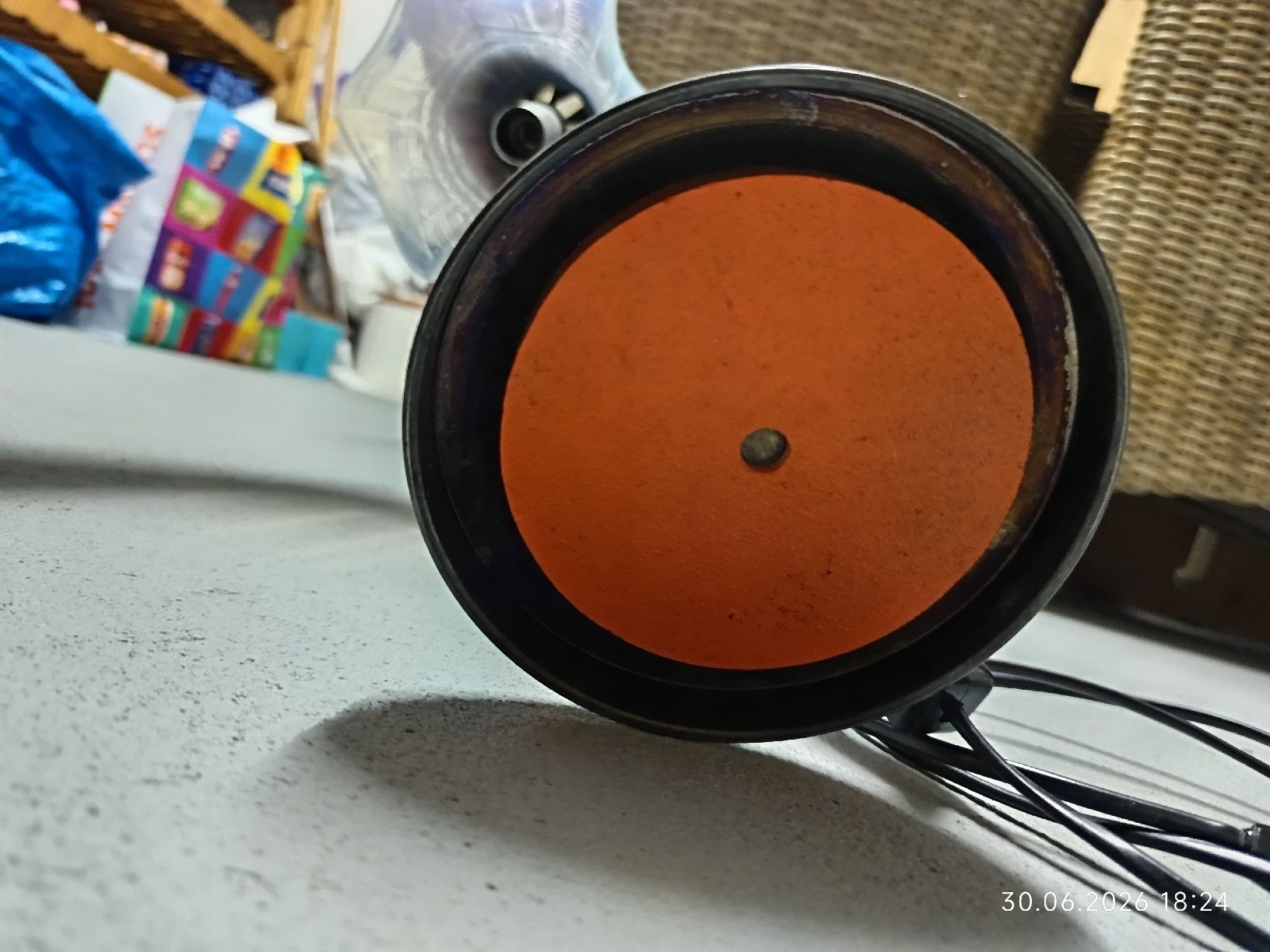 Lampade: Tischlampe Retro Lampenschirm Opal Weiss – Usato da Bergdietikon venduto da Riviera83 3