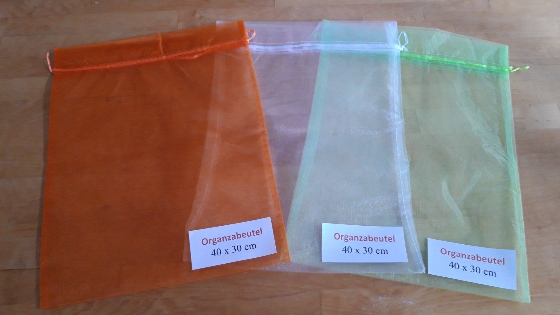 Tessuti: Organzabeutel 40x30 cm  Stoffbeutel – Nuovo e nell'imballaggio originale da Lömmenschwil venduto da ritalin01 2
