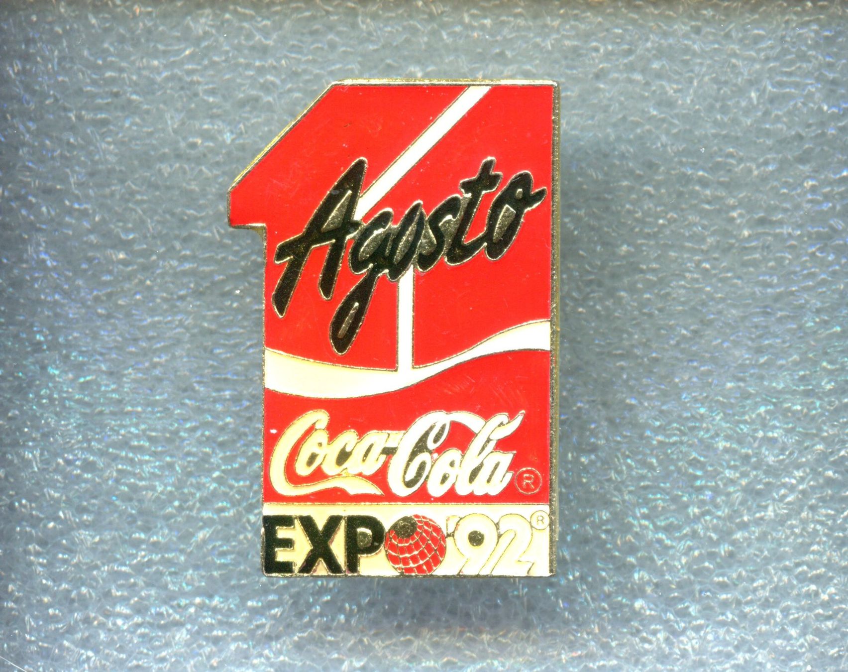 Coca-Cola Plaketten & Abzeichen: Coca Cola  EXPO '92 – Gebraucht aus Winterthur von Sammleroase