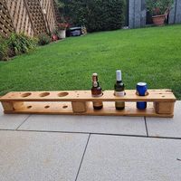Holzgestell für Getränke