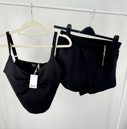ASOS 4505 Activewear Set Schwarz  