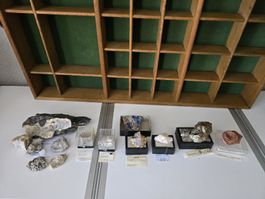 kleine Mineraliensammlung Schweiz, D und andere