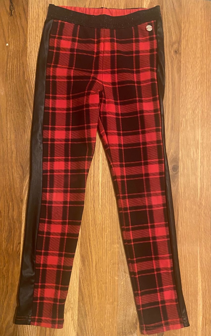 Calze & Collant: Mädchen-Leggins KARO, 122/128cm, Baumwolle & Elastan – Usato da Bassersdorf venduto da jgo_9mfk