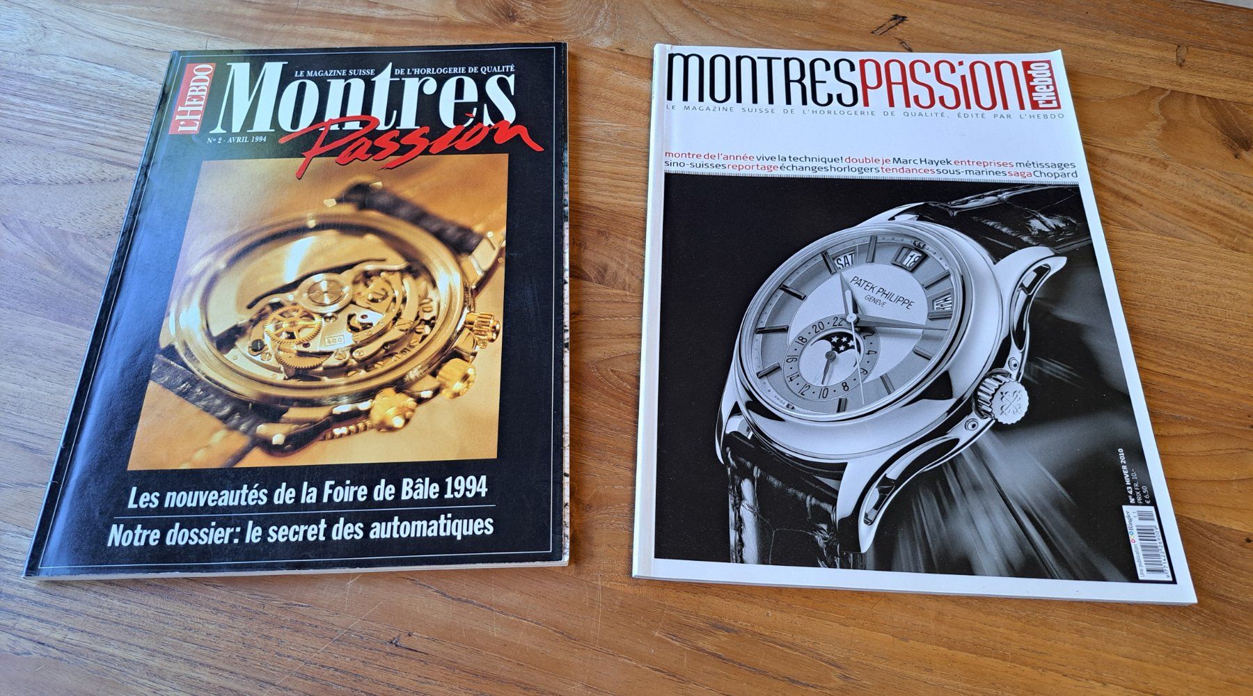 Zeitschriften & Magazine: L'Hebdo "Montres Passion" collection 1994 - 2016 – Gebraucht aus Biel/Bienne von ESOXMAN 8