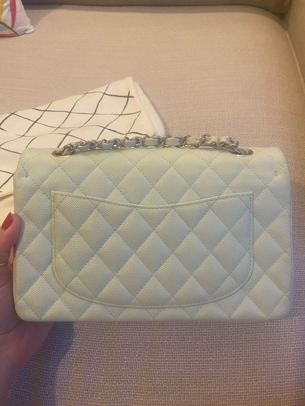 Chanel Taschen für Damen: Chanel small classic flap bag in caviar leather – Gebraucht aus Mies von Nib2011 5