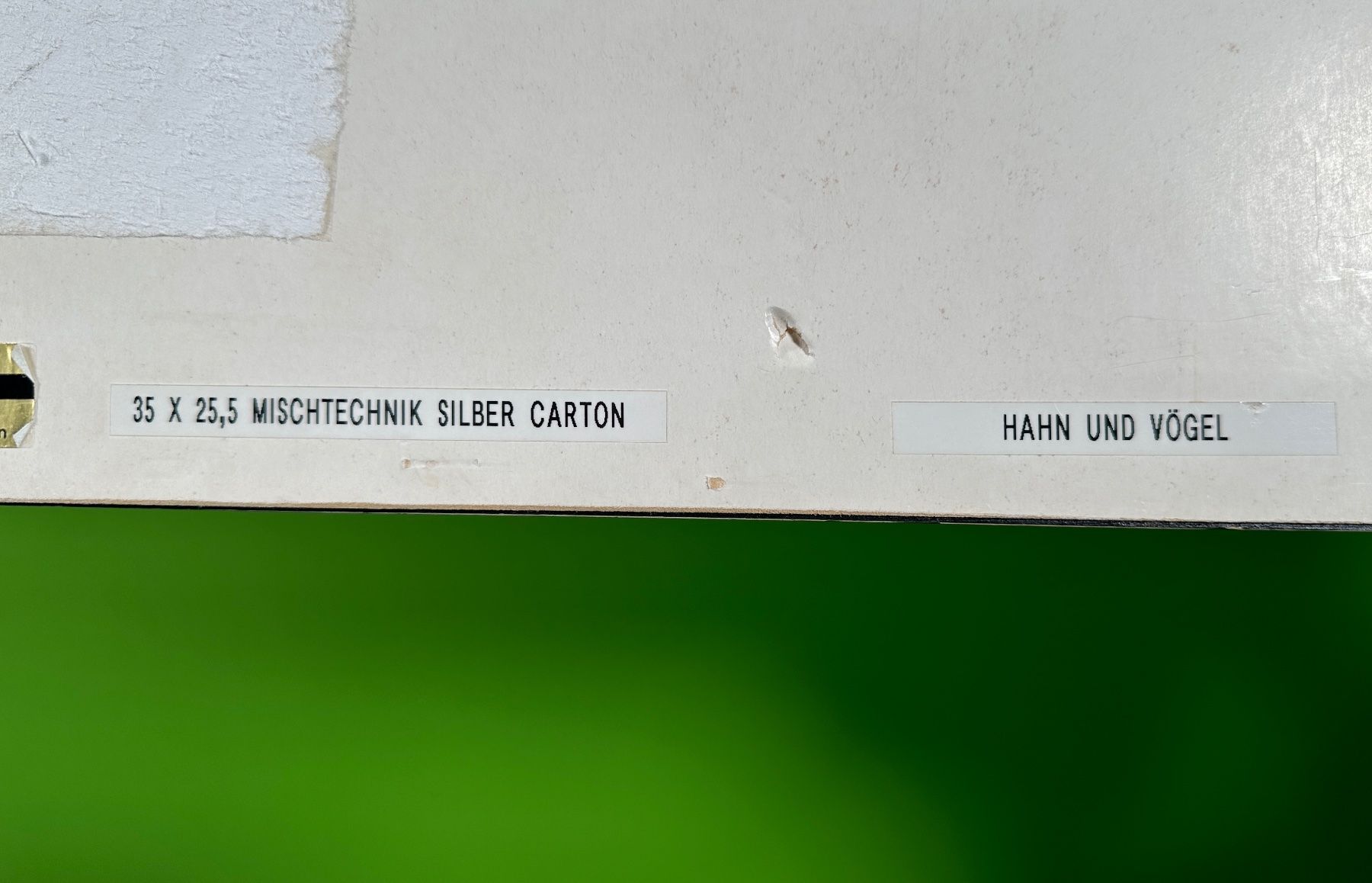 Dipinti: Hans Krüsi Mischtechnik "Hahn und Vögel" – Usato da Horgen venduto da eli_9xdn 7