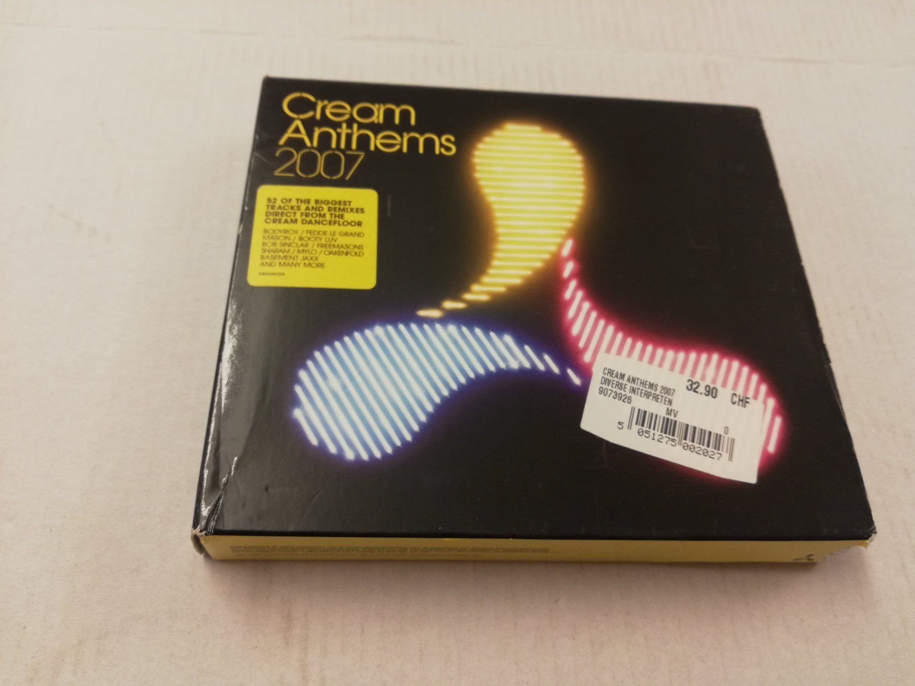 CD: CREAM ANTHEMS 2007 (3 CD) – Usato da Bern venduto da Vinylsound.ch
