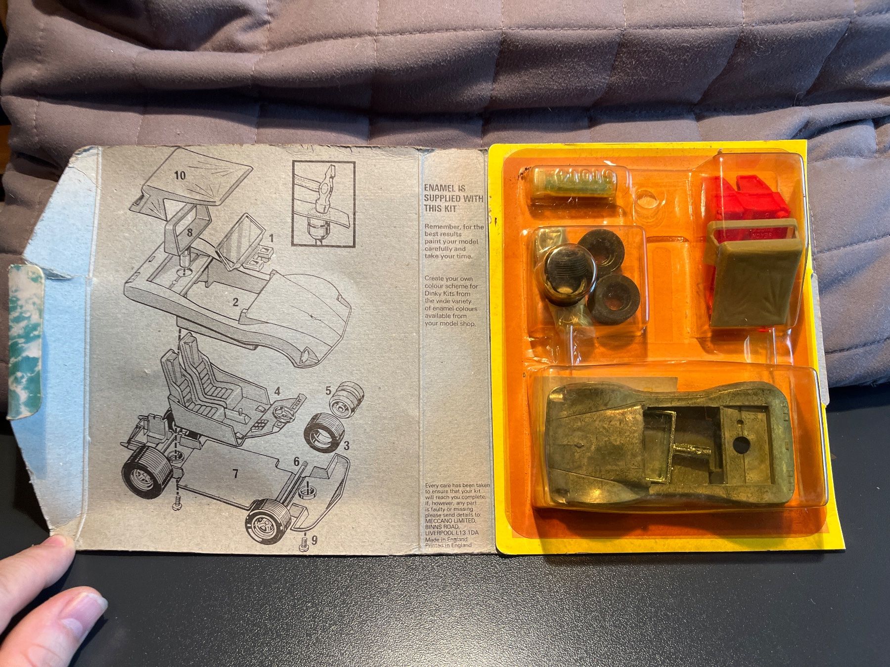 Dinky Toys Modellini d'auto: Dinky Toys kit 1014 Beach Buggy – Usato da Goumoens-la-ville venduto da sfornallaz 1