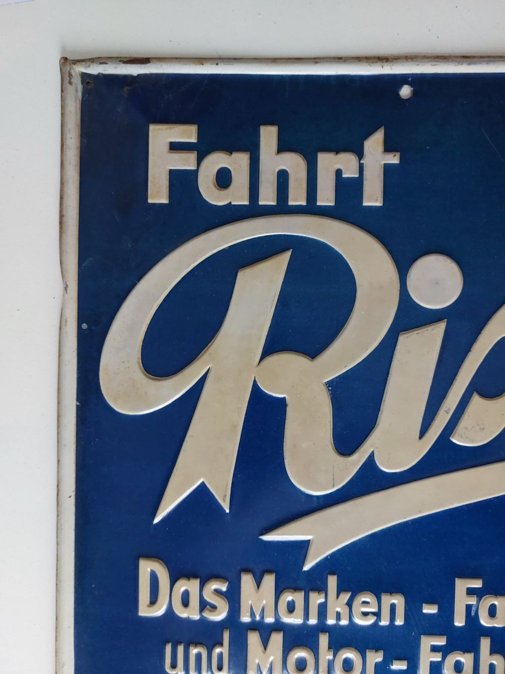 Sachs Schilder: Blechschild Rixe Fahrrad Mofa plaque tôle – Gebraucht aus Schenkon von Elbarto007 1