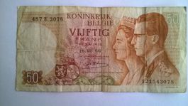 Billet banque Belgique 50 Francs 16/05/1966 BE