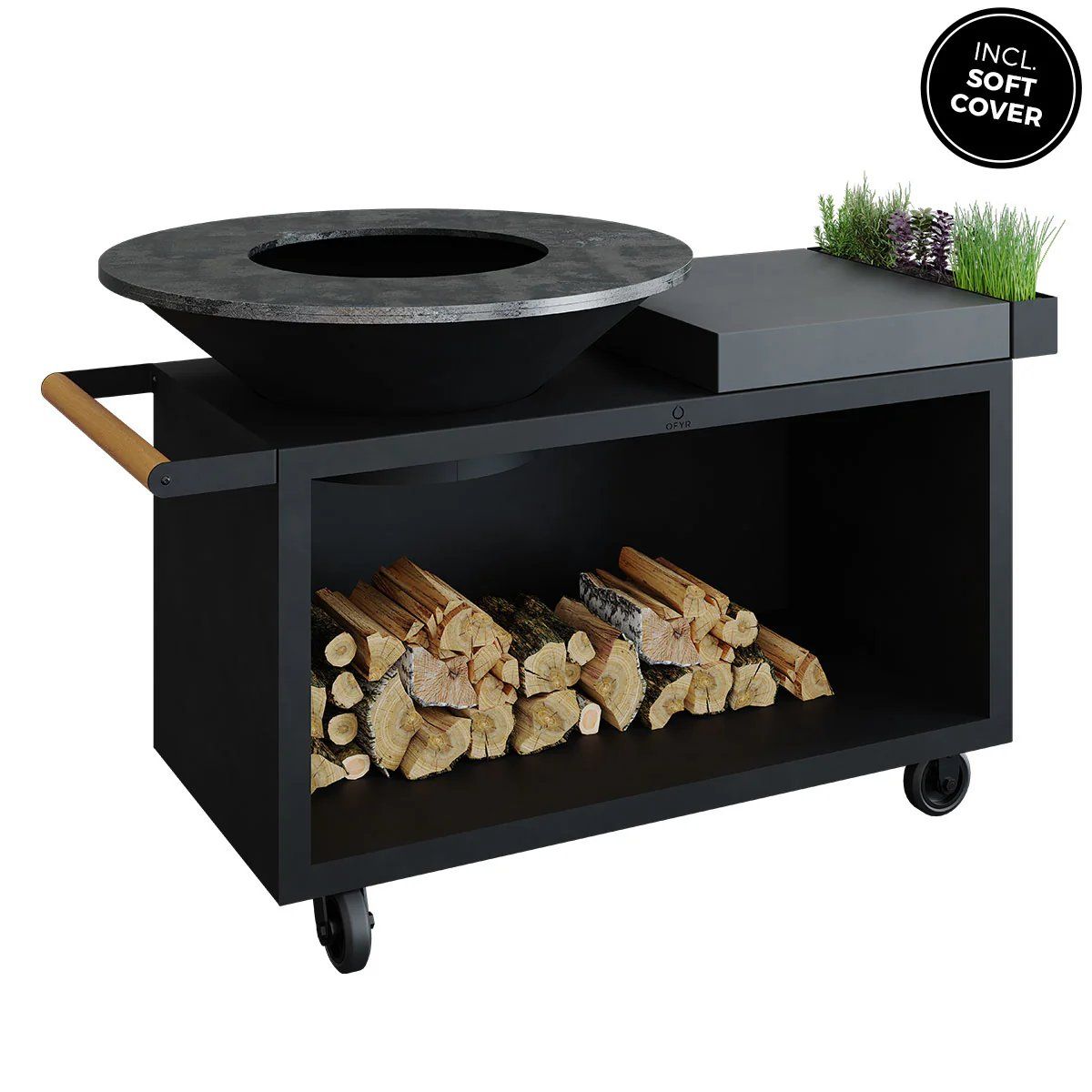 Cheminée d'extérieur: Ofyr Island Black 100 Pro Ceramic Dark Grey - Feuerschale – Neuf avec emballage d'origine à Zürich par LuziaCampell