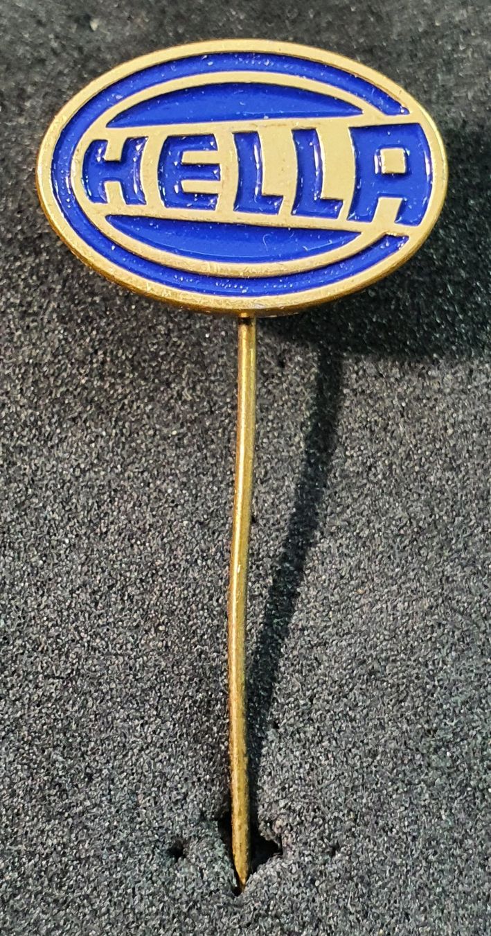 Placchette & Badge: BB275 - Pin - HELLA - Beleuchtung – Usato da Reinach BL venduto da Boston-Verkauf 1