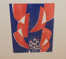 Kunst Lithografie limitiert u signiert - Litho Helbling