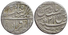 Indien, Bharatpur, Rupie AH 12xx RY 21