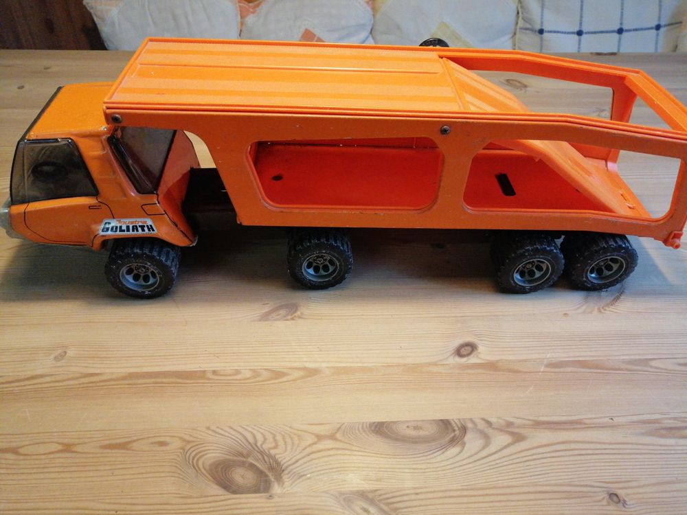 Camion Porte-char Joustra Goliath Réf 0780 – Jouet Ancien Des Années 70