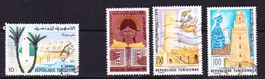 4 timbres - Tunisie - 1975-76 - Obl.