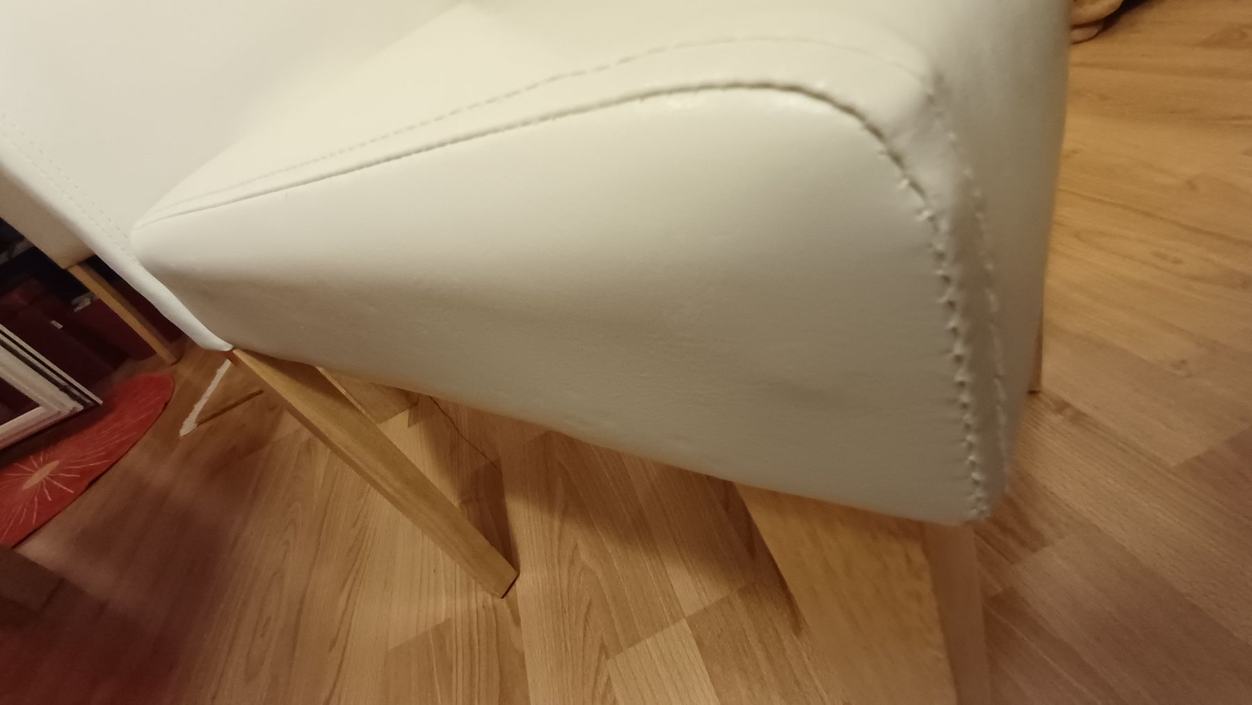 Beliani Sedie: 2 Kunstleder Esszimmerstühle beige – Nuovo (secondo la descrizione) da Uster venduto da ilooma 2