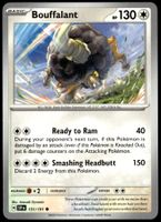 Pokémon Bouffalant 151/191   SV08 Surging Sparks