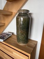 Bay Keramik Vase, 40cm, W.-Germany, grün, Vintage 60er 70er