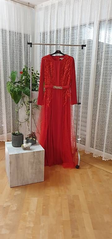 Vestiti: Abendkleid Rot Neu – Nuovo e nell'imballaggio originale da Langenthal venduto da hab_zw5p 3
