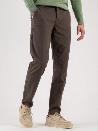 BERNA Pantalone Hose (Leinen/Baumwolle)
