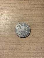 2 Schweizer Franken Silber Münze Jahrgang 1932
