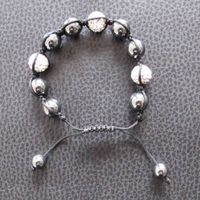 Shamballa Bracelet Hämatit und Strass