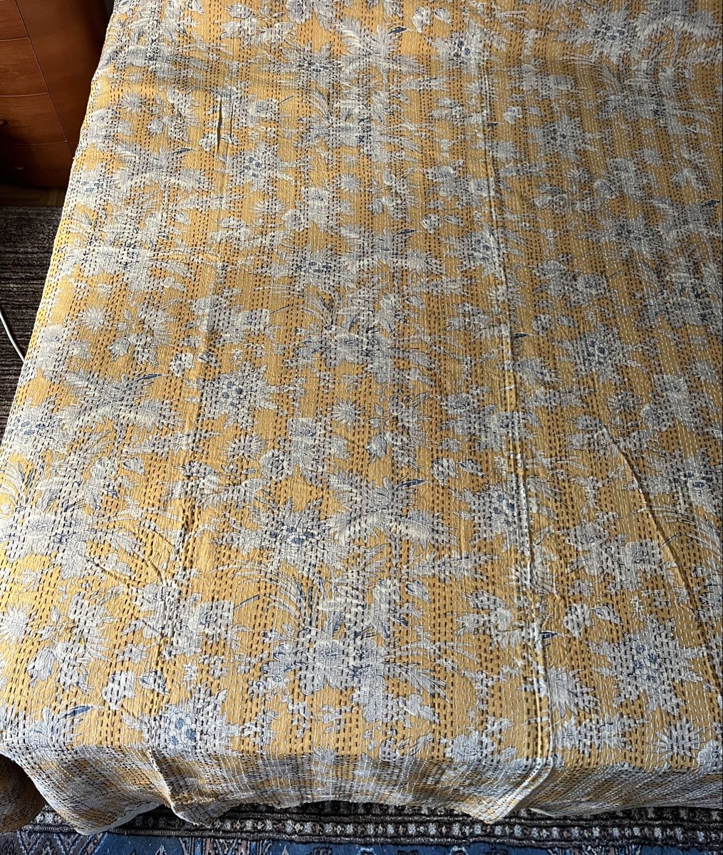 Betten: Indian Cotton Kantha Quilt Queen Bed Bedspread – Neu und originalverpackt aus Chiasso von Pat_chuli 5
