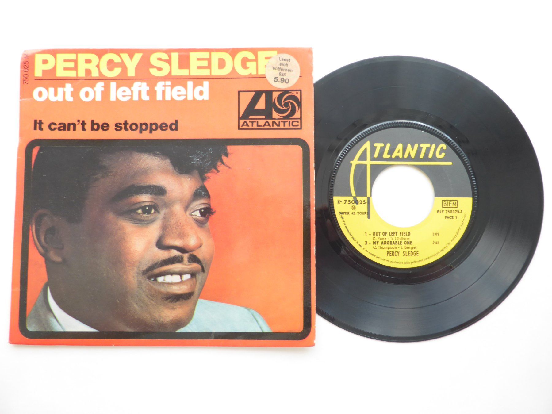 Dischi in vinile: VINYL SINGLE  EP  PERCY SLEDGE – Usato da Küssnacht am Rigi venduto da Mondkinder