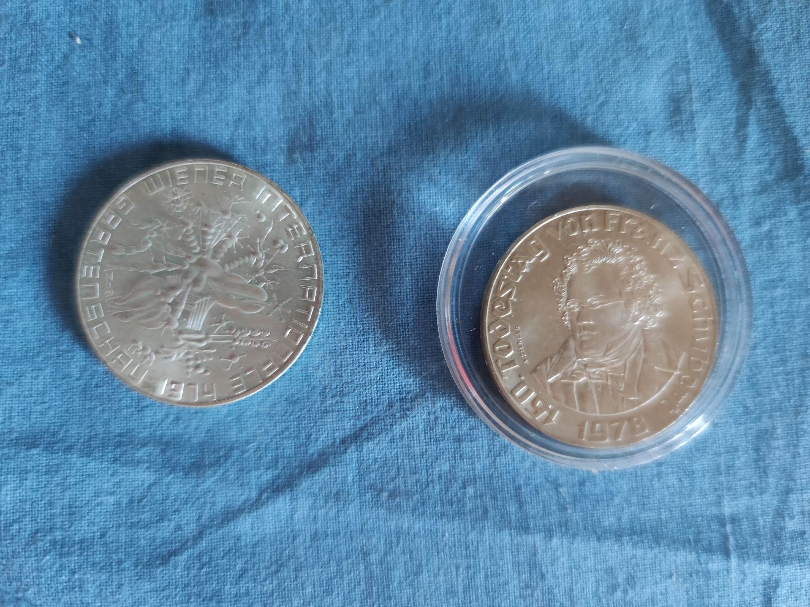 Tutti le monete: Silbermünzen 2 Stk 50 Schilling – Usato da Igis venduto da rog_6t78