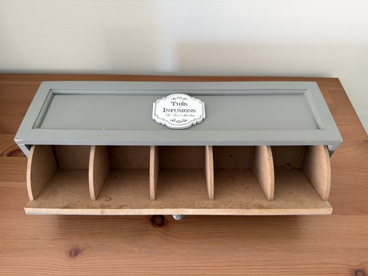 Altro per la casa: Teebox Maisons du Monde Holz grau Organizer – Usato da Lugano venduto da rebecca.wardrobe 3