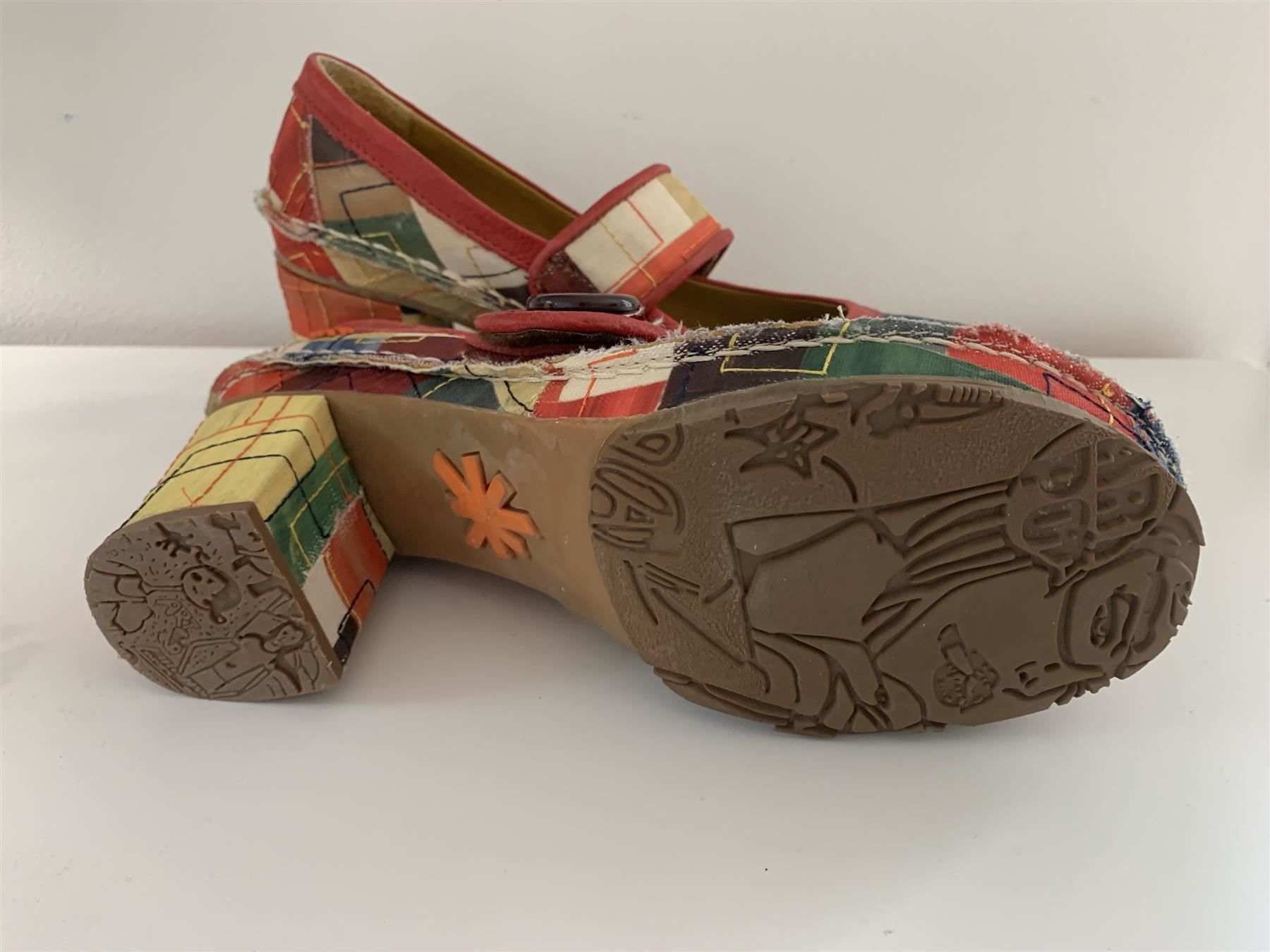 Art Scarpe da donna: ART schönste bunte Patchwork Pumps Gr 41 – Nuovo (secondo la descrizione) da Meiringen venduto da luanik 2