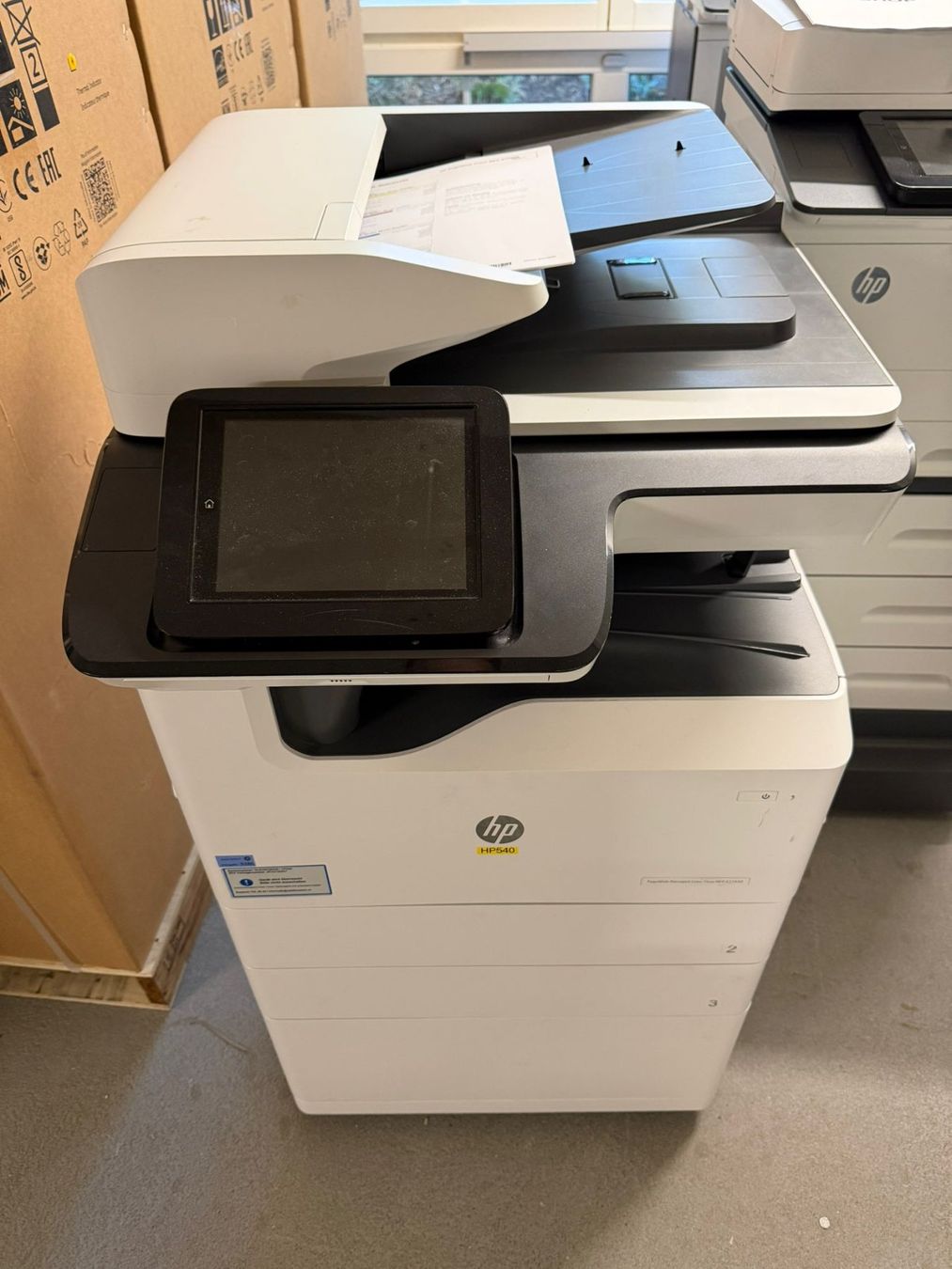 Hewlett Packard Drucker: HP PageWide Managed Color Flow MFP E77650 – A3 Multidrucker – Gebraucht aus Dottikon von refurbished-IT
