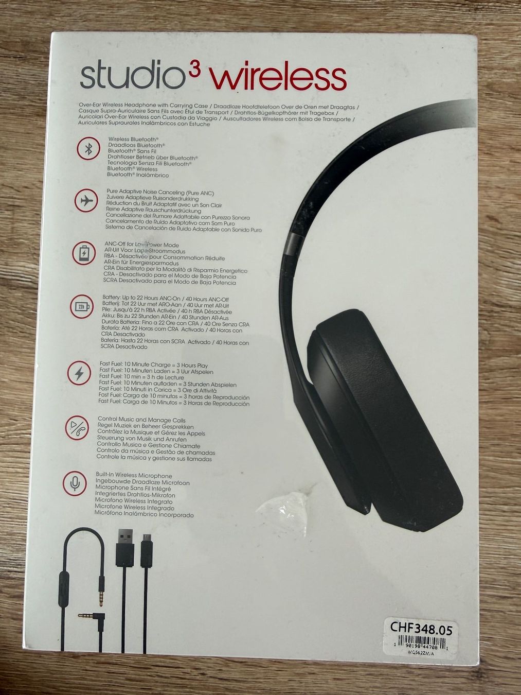 Beats Kopfhörer: Beats Studio3 Wireless (neu & originalverpackt) – Neu und originalverpackt aus Schaffhausen von -LCS- 1