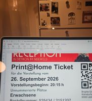2 Tickets Reception Dietikon 26. September 2026 neu