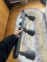 IKEA HEKTAR Deckenschiene 3 Spots dunkelgrau gebraucht