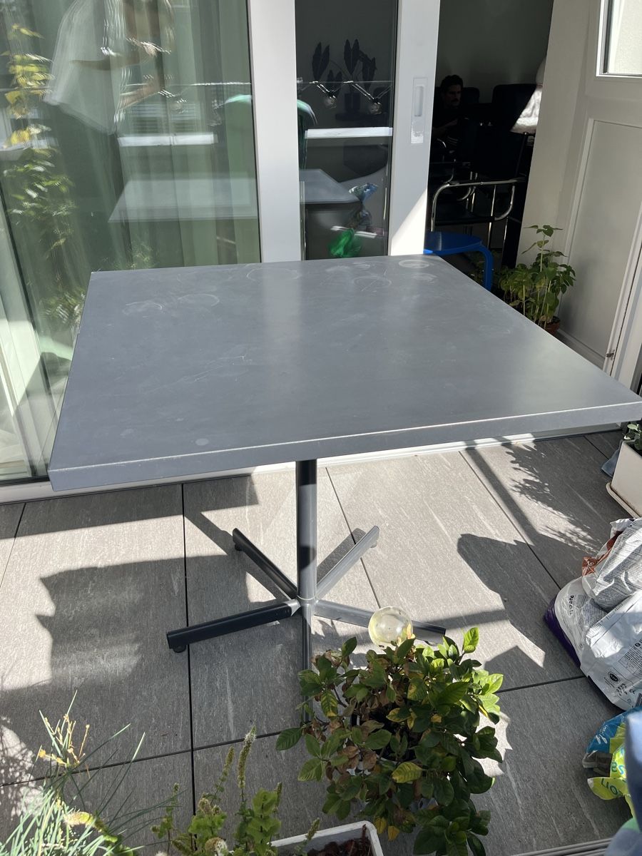 Tavoli: Schaffner Folding Table Grey Square – Usato da Zürich venduto da nuria809