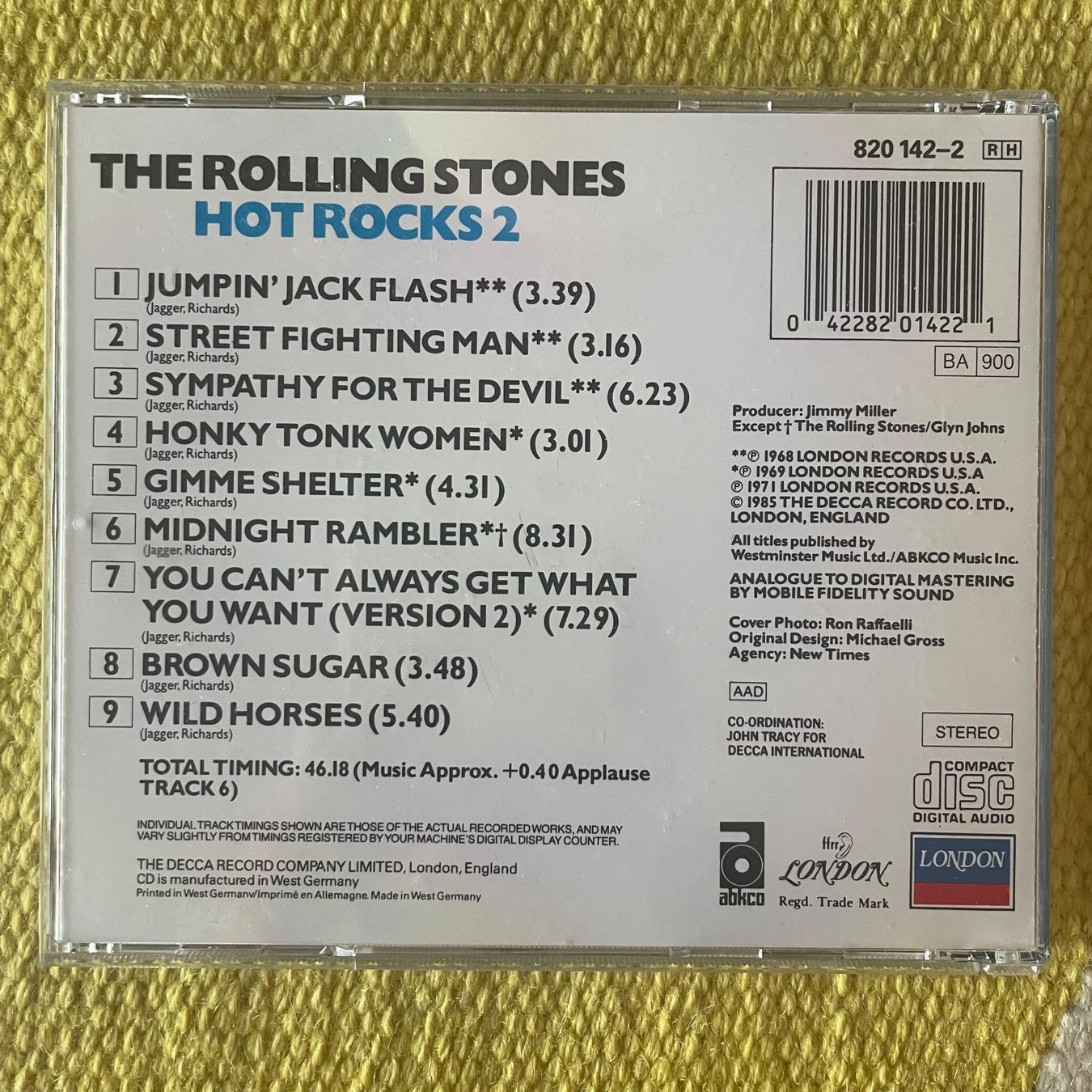 CD: ROLLING STONES-HOT ROCKS 2 – Usato da Rorschacherberg venduto da CD-Roli 1
