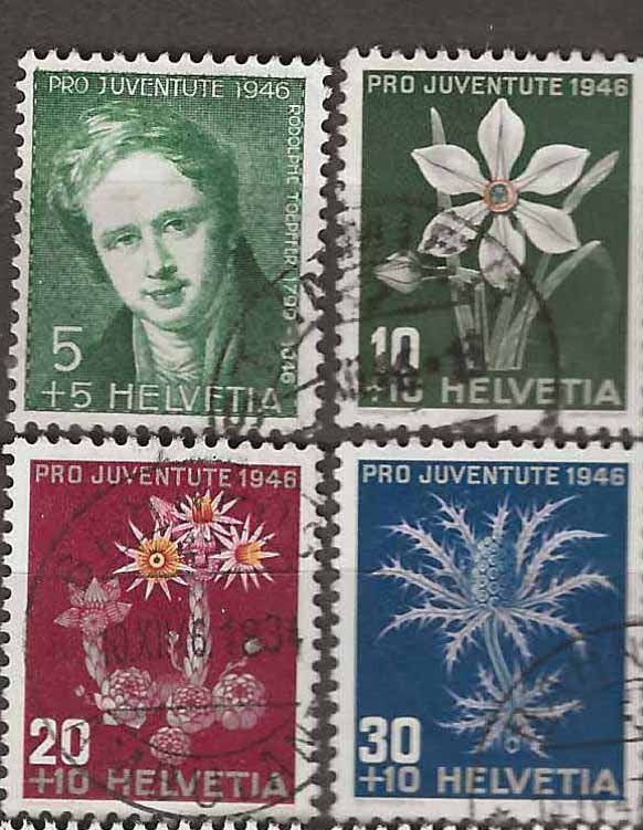 Tutti i francobolli: PJ046 - Pro Juventute 1946 obl. – Usato da Trélex venduto da Phil_Albert