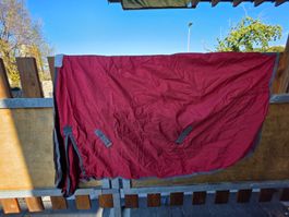 Pferdedecke Thermomaster Stoff/Fleece rot 145cm