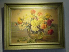 Cadre avec peinture 73x58 cm