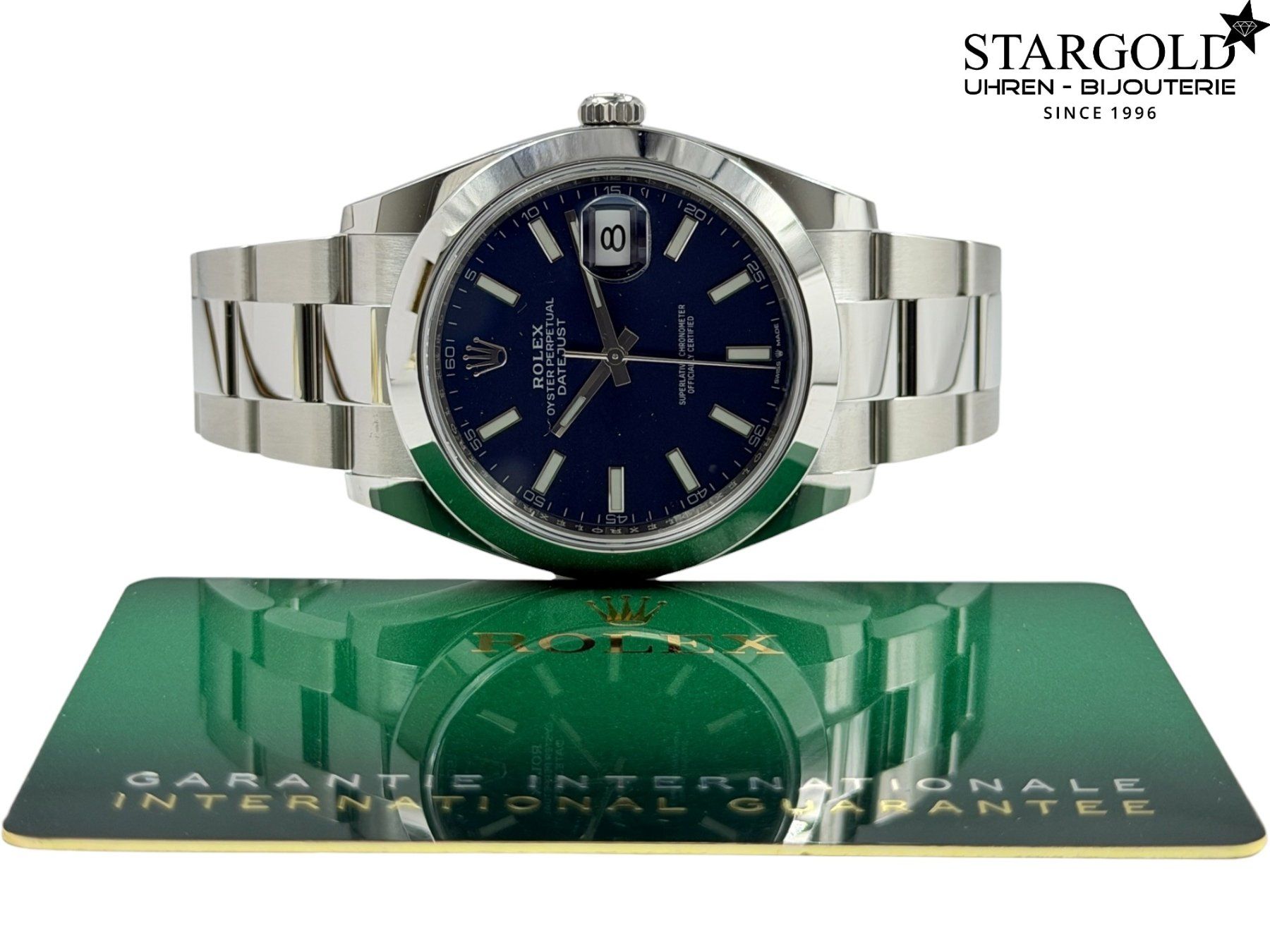Rolex Montres: Rolex Datejust 41 blue - 126300 – D'occasion à Zürich par Stargold-Uhren 8