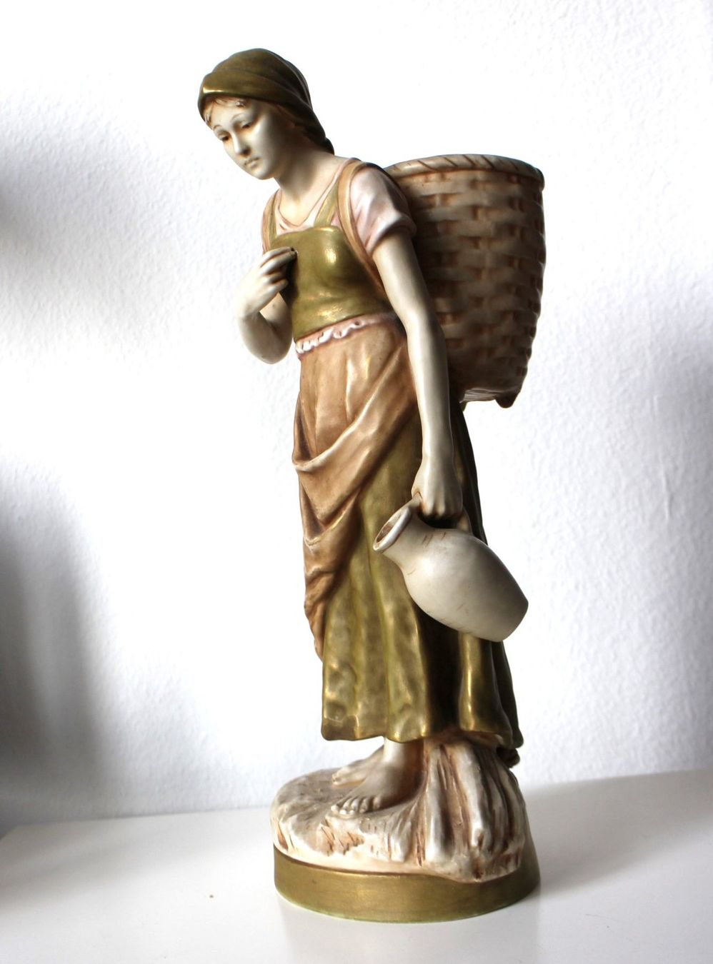 Skulpturen & Statuen: GROSSE ROYAL DUX JUGENDSTIL Statue um 1900 – Gebraucht aus Luzern von Immergern 6