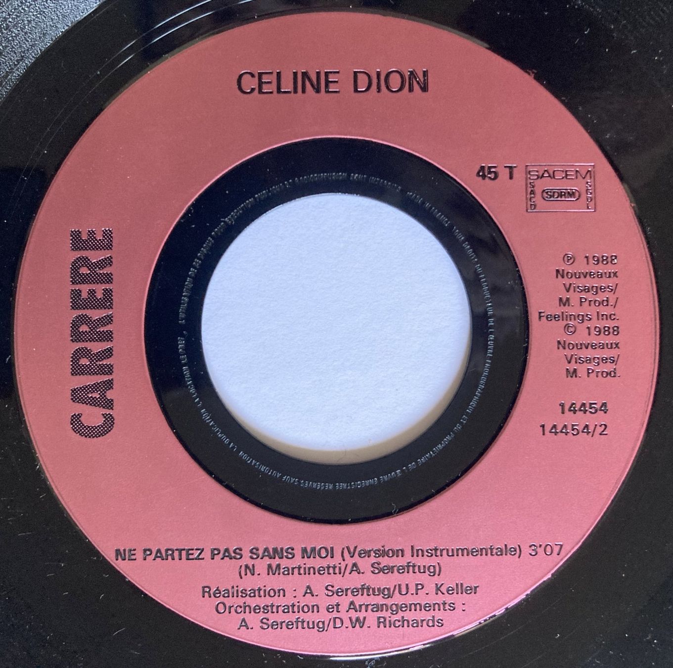 Dischi in vinile: CELINE DION - NE PARTEZ PAS SANS MOI – Usato da Bottens venduto da hotter-than-hell 2