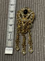 Modeschmuck Brosche mit Strass