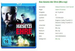 Das Gesetz der Ehre (Blu-ray)