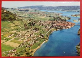 Flugaufnahme Stein am Rhein mit Untersee