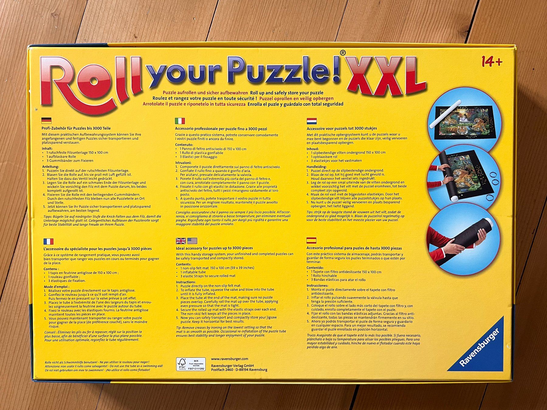 Ravensburger Puzzles: Ravensburger Puzzlematte "Roll your Puzzle" 1000-3000 Teile – Gebraucht aus Winterthur von Ael_ 1