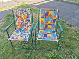 Vintage Campingstuhl, SIMONI Made in Italy