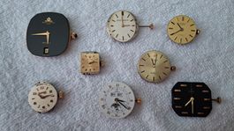 Rolex Werke und andere Werke. 8,Stk. Ab.1.- Chf.